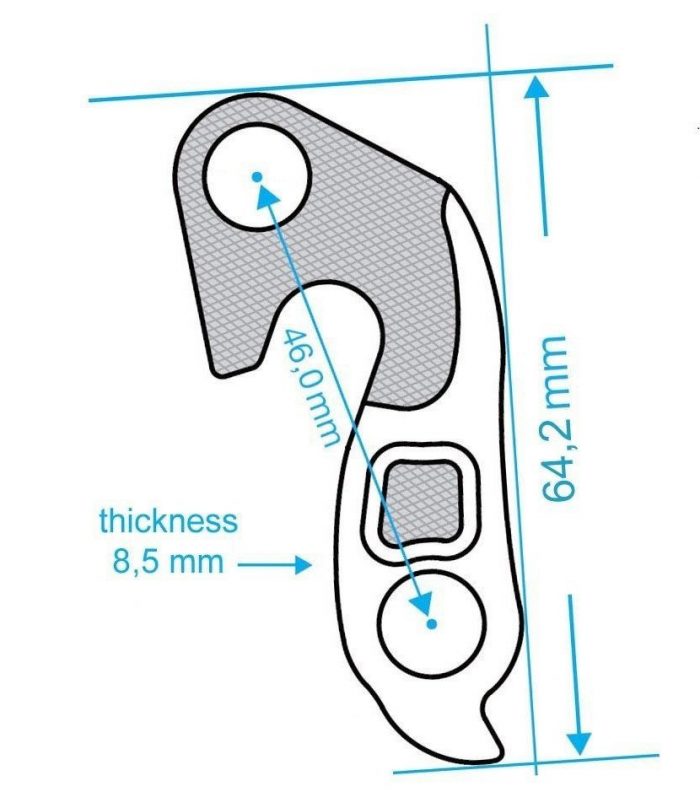 Rear Gear Mech Derailleur Hanger - CCGG38 - Image 7