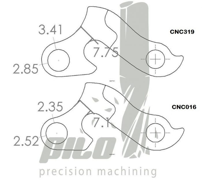 Rear Gear Mech Derailleur Hanger - CNC319 - Image 4