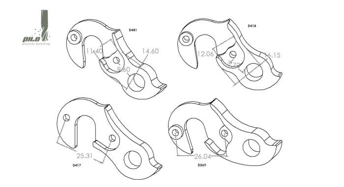 Rear Gear Mech Derailleur Hanger - CC280 - Image 8