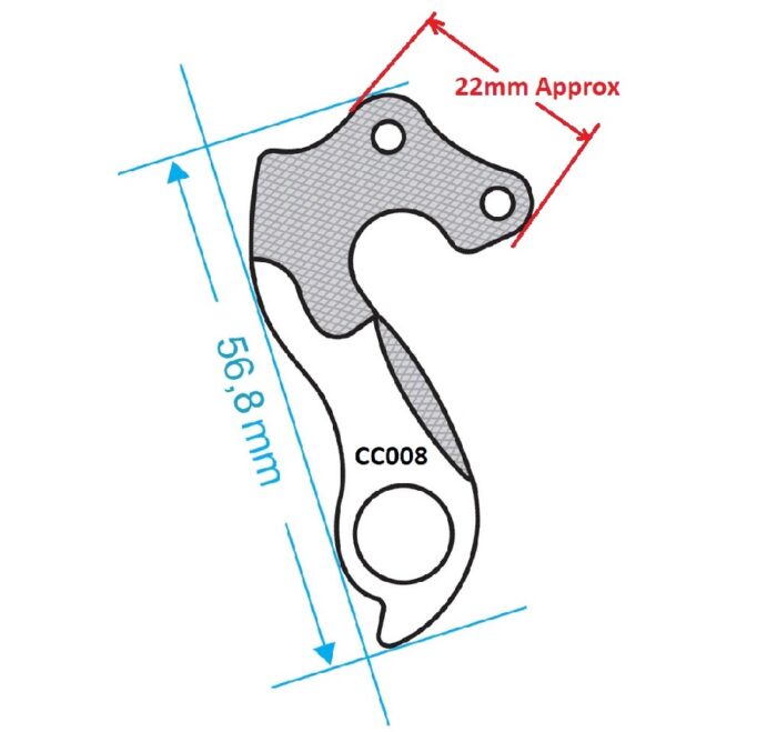 Rear Gear Mech Derailleur Hanger - CC008 - Image 18