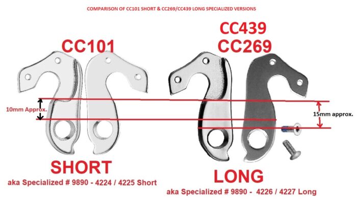 Rear Gear Mech Derailleur Hanger - CC439 - Image 10