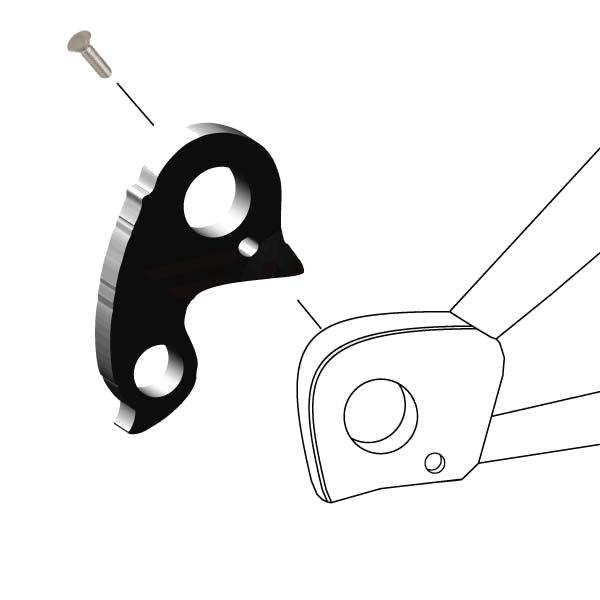 Rear Gear Mech Derailleur Hanger - CC1040 - Image 5