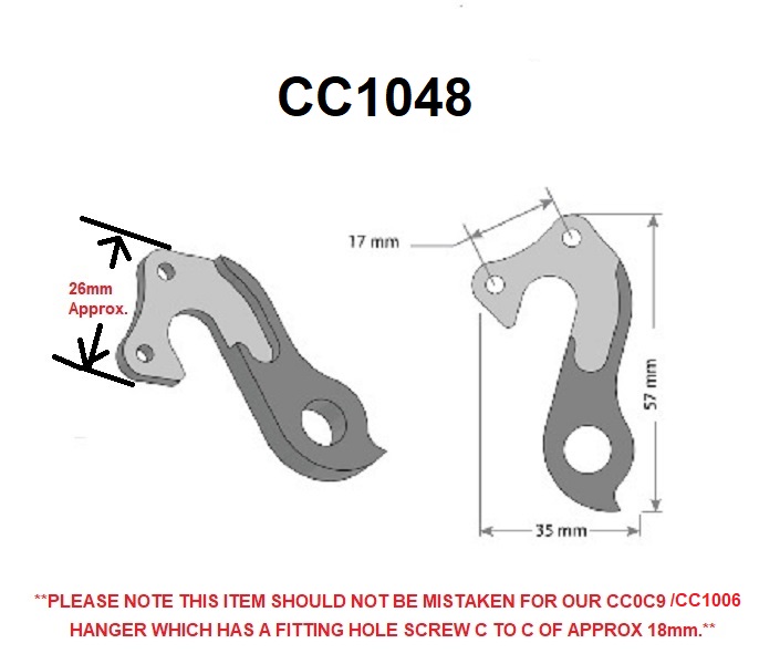 Rear Gear Mech Derailleur Hanger - CC1048 - Image 9