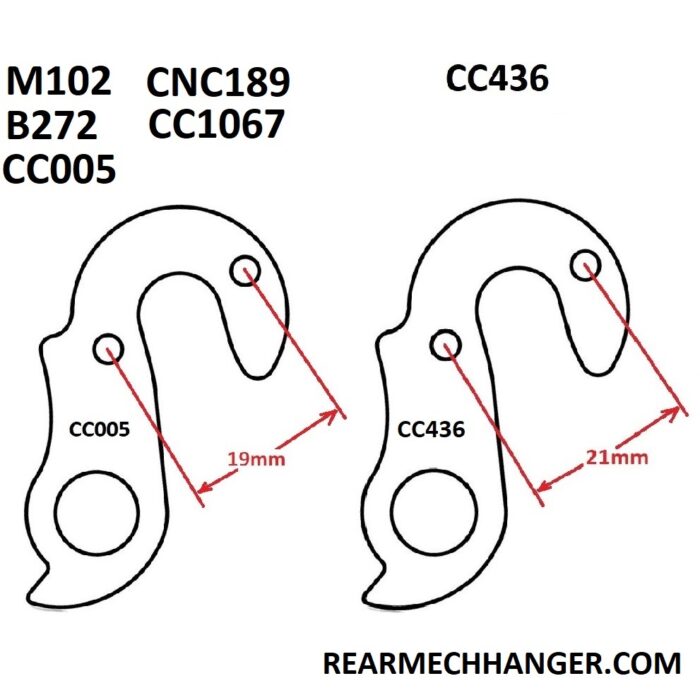 Rear Gear Mech Derailleur Hanger - CC1067 - Image 6