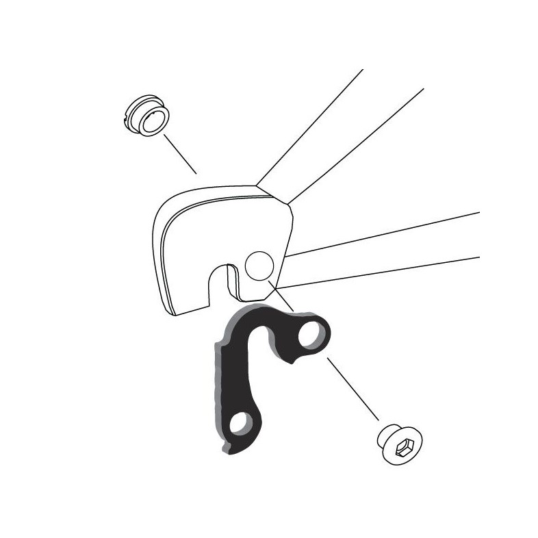Rear Gear Mech Derailleur Hanger - CC1073 - Image 5