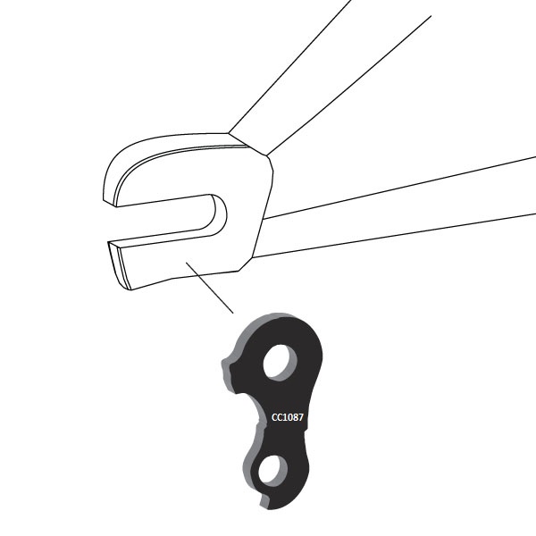 Rear Gear Mech Derailleur Hanger - CC1087 - Image 3