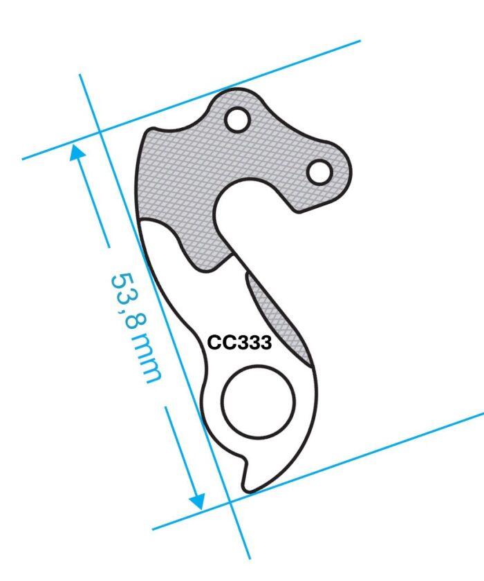 Rear Gear Mech Derailleur Hanger - CC333 - Image 3