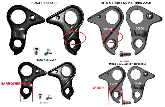 Rear Gear Mech Derailleur Hanger - CC413 - Image 3