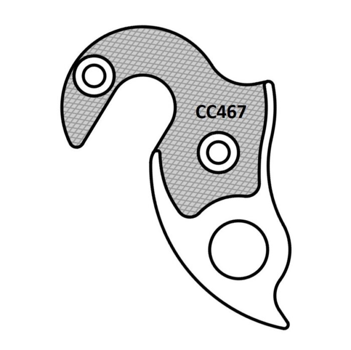 Rear Gear Mech Derailleur Hanger - CC467 - Image 4