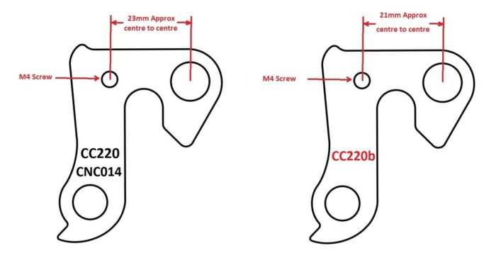 Rear Gear Mech Derailleur Hanger - CNC014 - Image 6
