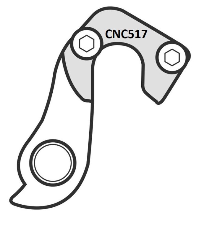 Rear Gear Mech Derailleur Hanger - CNC517 - Image 4
