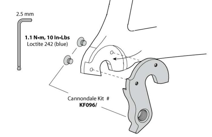 Rear Gear Mech Derailleur Hanger - CC164 - Image 6