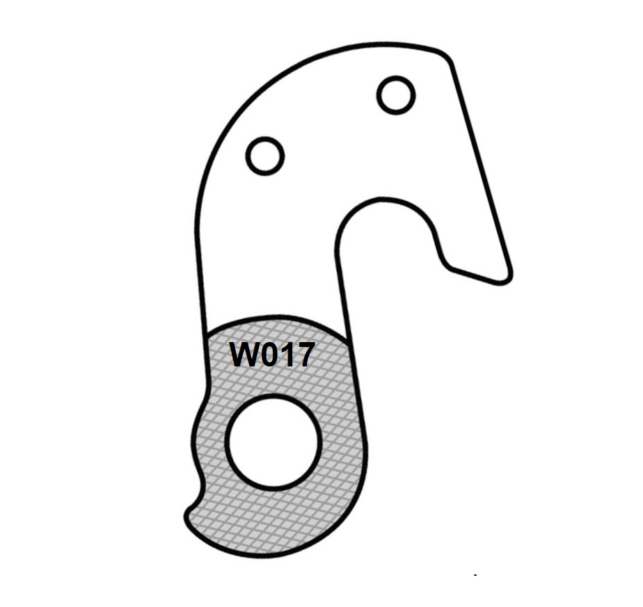 Rear Gear Mech Derailleur Hanger - W017 - Image 3