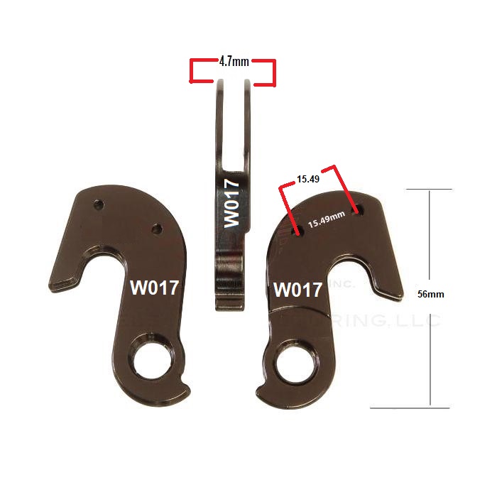 Rear Gear Mech Derailleur Hanger - W017 - Image 5