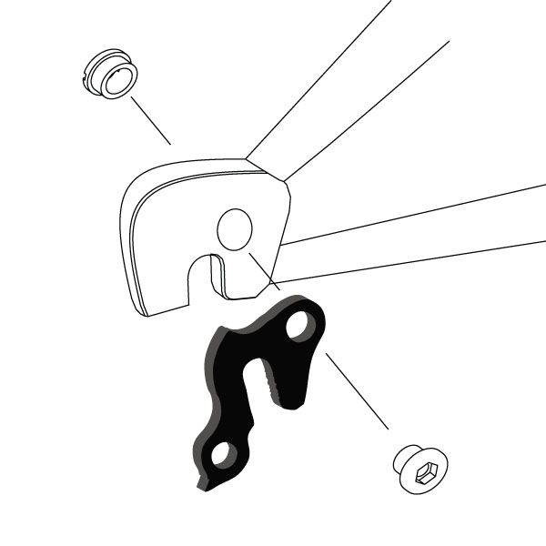 Rear Gear Mech Derailleur Hanger - W026 - Image 4