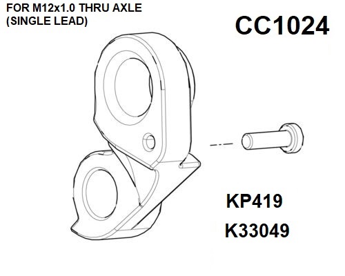 Rear Gear Mech Derailleur Hanger - W303 - Image 4