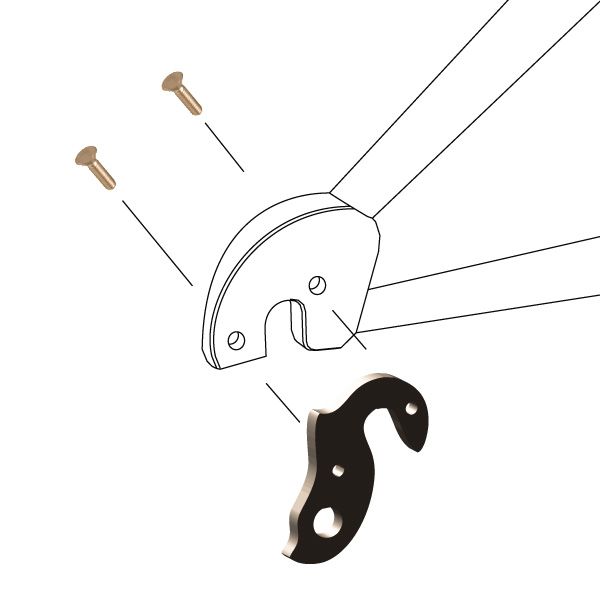 Rear Gear Mech Derailleur Hanger - M196 - Image 6