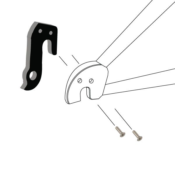 Rear Gear Mech Derailleur Hanger - W004 - Image 4