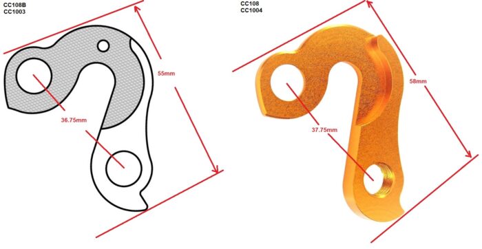 CNC UPGRADE Rear Gear Mech Derailleur Hanger - CC1003 - Image 16