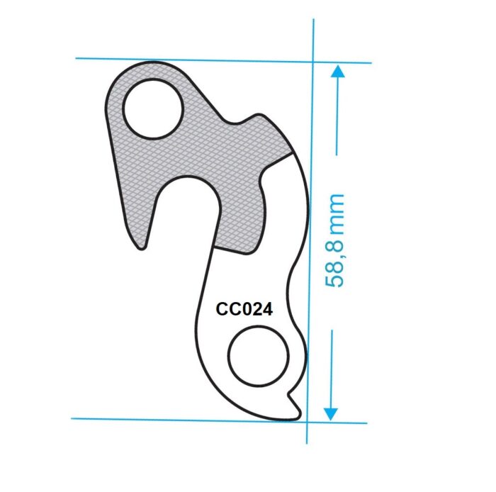 Rear Gear Mech Derailleur Hanger - CC024 - Image 7