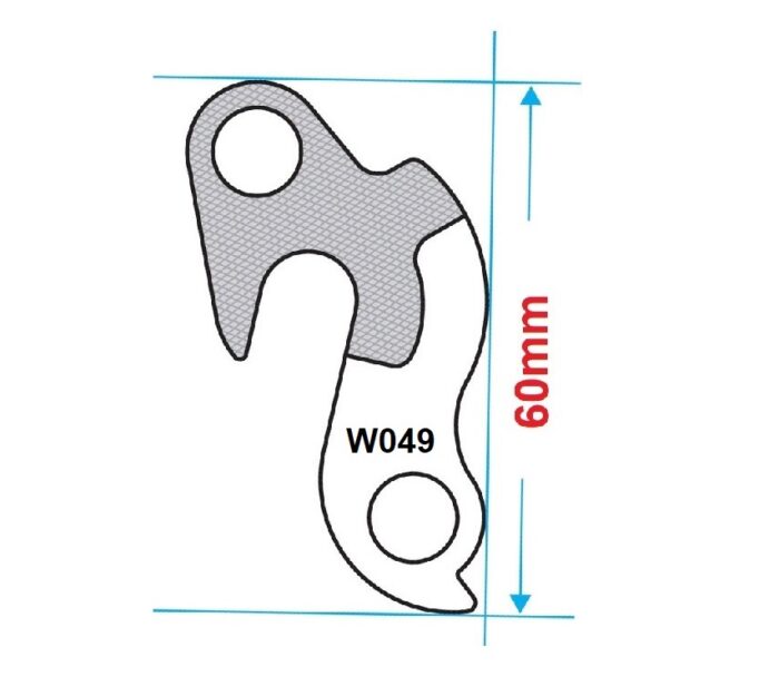 Rear Gear Mech Derailleur Hanger - W049 - Image 7
